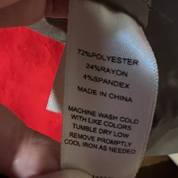 Joseph A Gold Metallic Turtleneck Sweater Size L & Larry Levine Pants Brown - Picture 9 of 11